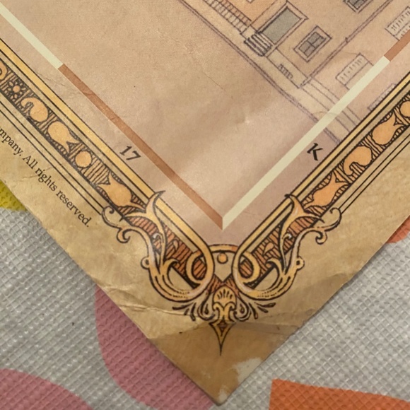 Vintage American Girl Pleasant Company Addy’s World 1864 Map - Picture 6 of 9